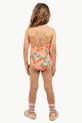 Ολόσωμο παιδικό μαγιό Tinycottons STRAWBERRIES SWIMSUIT ροζ SS25.291