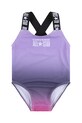 Converse costum de baie dintr-o bucată pentru copii cu modele violet 3CD418