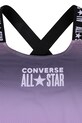 Dziewczynka Converse jednoczęściowy strój kąpielowy dziecięcy 4CD418 fioletowy