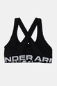 Dětská podprsenka Under Armour Crossback Bra 1390066 černá SS25