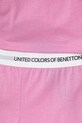 United Colors of Benetton piżama bawełniana dziecięca różowy 30960P08D.G.G.Seasonal