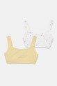 United Colors of Benetton biustonosz dziecięcy 2-pack wzorzyste biały 33R00R007.G.Seasonal