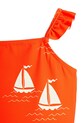 Fete Mini Rodini costum de baie dintr-o bucată pentru copii Sailing boats 2528010042 portocaliu