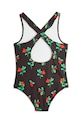 Суцільний дитячий купальник Mini Rodini Lingonberries 2528010199 чорний SS25