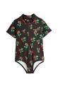 Суцільний дитячий купальник Mini Rodini Lingonberries 2528010299 чорний SS25