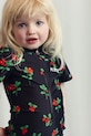 Mini Rodini jednoczęściowy strój kąpielowy dziecięcy Lingonberries 2528010299 czarny