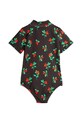 Дівчинка Суцільний дитячий купальник Mini Rodini Lingonberries 2528010299 чорний