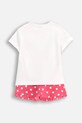 Coccodrillo pijamale de bumbac pentru copii WC5448203PJS roz SS25