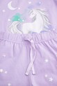 Coccodrillo pijamale de bumbac pentru copii violet WC5448204PJS