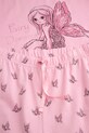 Coccodrillo pijamale de bumbac pentru copii roz WC5448206PJS