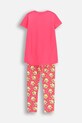 Detské bavlnené pyžamo Coccodrillo WC5448209PJS ružová SS25