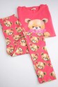 Coccodrillo pijamale de bumbac pentru copii WC5448209PJS roz
