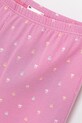 Djevojčice Dječja pamučna pidžama United Colors of Benetton 33ON0P08A.G.Seasonal roza
