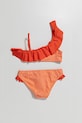 Dětské dvoudílné plavky United Colors of Benetton 3L030K02O.G.Seasonal oranžová SS25