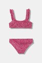 Παιδικό μαγιό δύο τεμαχίων United Colors of Benetton 3MNR0K02Q.G.Seasonal ροζ SS25