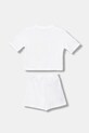 United Colors of Benetton piżama bawełniana dziecięca 30960P08S.G.Seasonal biały SS25