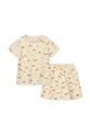 Liewood pijama copii Ilford Printed Pyjamas Set LW19855 bej SS25