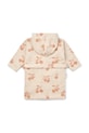 Pamučni kućni ogrtač za bebe Liewood Lilana Yarn Dyed Bathrobe LW20018 bež SS25