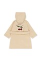 Pamučni kućni ogrtač za bebe Konges Sløjd TERRY BATHROBE EMBROIDERY GOTS print bež KS103319