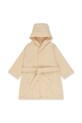 Pamučni kućni ogrtač za bebe Konges Sløjd TERRY BATHROBE EMBROIDERY GOTS KS103319 bež SS25