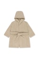 Konges Sløjd halat de baie din bumbac pentru copii TERRY BATHROBE EMBROIDERY GOTS KS103319 bej SS25