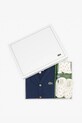 Lacoste piżama bawełniana niemowlęca granatowy 4J8405