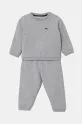 Bavlněná tepláková souprava pro miminka Lacoste pletenina šedá 4J8409