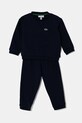 Хлопковый костюм для младенцев Lacoste хлопок тёмно-синий 4J8409
