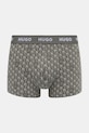 Odzież HUGO bokserki męskie bawełniane z elastanem TRIPLET DESIGN 3-pack 50532550 zielony
