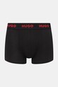 HUGO μποξεράκι Ανδρικό βαμβακερό με ελαστάν TRIPLET DESIGN 3-pack μαύρο 50532550