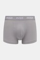 HUGO bokserki męskie bawełniane z elastanem TRUNK TRIPLET PACK 3-pack 50532611 granatowy AA00