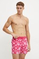 Vilebrequin pantaloni scurti de baie MOOREA Planet friendly roz MOOBD214