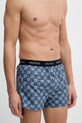 Bombažne boksarice HUGO 3-pack 50532565 modra AW25
