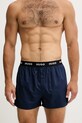 Bavlněné boxerky HUGO WOVEN BOXER TRIPLET 3-pack 50532565 námořnická modř NC25