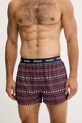 Oblečení Bavlněné boxerky HUGO WOVEN BOXER TRIPLET 3-pack 50532565 námořnická modř