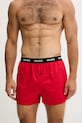 Bombažne boksarice HUGO 3-pack WOVEN BOXER TRIPLET črna 50532565