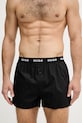 HUGO voľné boxerky pánske bavlnené WOVEN BOXER TRIPLET 3-pak viacfarebná 50532565