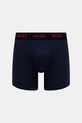 HUGO bokserki męskie bawełniane z elastanem BOXERBR TRIPLET PACK 3-pack 50532613 czarny SS26