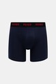 HUGO bokserki męskie bawełniane z elastanem BOXERBR TRIPLET PACK 3-pack czarny 50532613