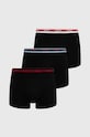 Боксери HUGO 3-pack трикотаж чорний 50534694