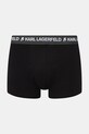 Oblečení Karl Lagerfeld boxerky pánské bavlněné s elastanem 3-pack A1M47021 modrá
