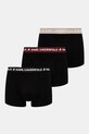 Karl Lagerfeld boxeri 3-pack boxeri negru A1M47021