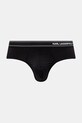 Σλιπ Karl Lagerfeld 3-pack A1M47085 μαύρο SS25