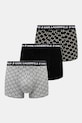 Karl Lagerfeld bokserki 3-pack wzorzyste czarny A1M47086