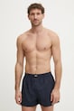 Хлопковые боксёры BOSS 2 шт узор тёмно-синий 50515464