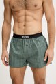 Oblečenie Bavlnené boxerky BOSS 2P Boxer Shorts EW 2-pak 50535781 zelená