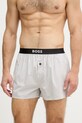 BOSS боксери чоловічі бавовняні 2P Boxer Shorts EW 2-пак 50535781 сірий SS26