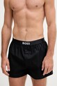 Бавовняні боксери BOSS 2-pack чорний 50535781