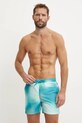 Купальні шорти Calvin Klein Planet friendly бірюзовий KM0KM01160
