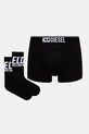 Diesel boxeri și șosete KIT-D-CLASSIC Kit Underwear boxeri negru A17898.0SKBA